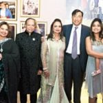 Lakshmi Mittal With His Wife, Sister And His Sister's Husband