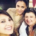 Lara Dutta with her sisters