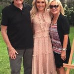 Lee Watson with her parents
