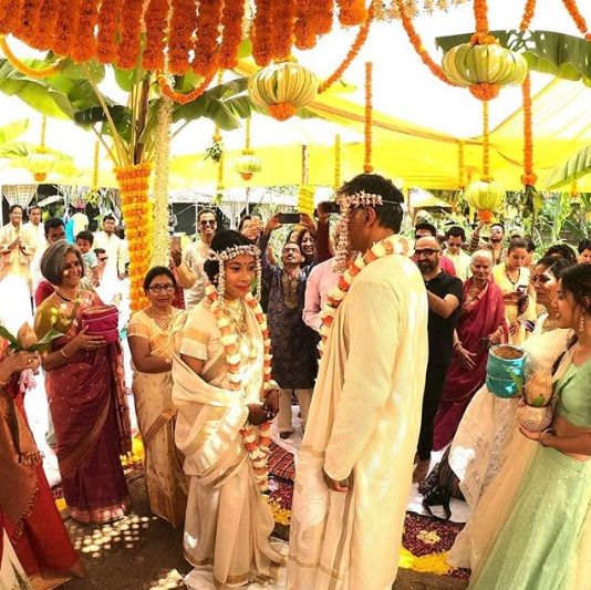 Milind Soman and Ankita Konwar wedding