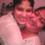 Neha Singh Mishra with her mother