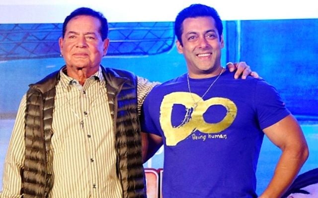 Salman Khan With His Father