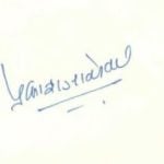 Prakash Javadekar's Signature 