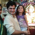Sushant Shelar With His Wife And Daughter