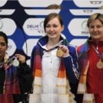 Tejaswini Sawant After Winning Silver Medal At 2018 Gold Coast Commonwealth Games