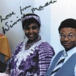 Winnie Mandela signature