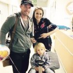 AB de Villiers with his wife and sons