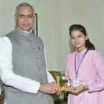 Getting Award From The Governor Of Himachal Pradesh Acharya Dev Vrat