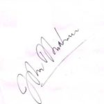 John Abraham's Signature