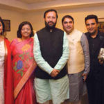 Prakash Javadekar With His Family