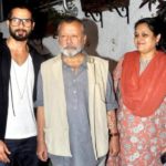 Shahid Kapoor With His Father And Step-Mother