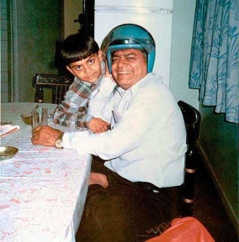 Virat Kohli With His Father