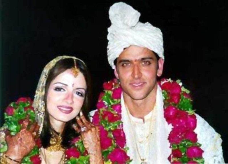 Hrithik Roshan And Sussanne Wedding Photo