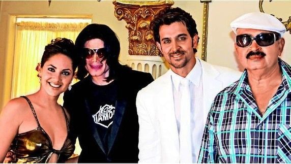 Hrithik Roshan with Michael Jackson