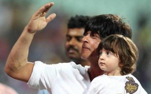 Shahrukh with his son AbRam