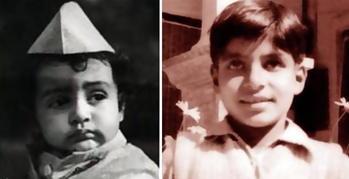 Amitabh Bachchan in his childhood
