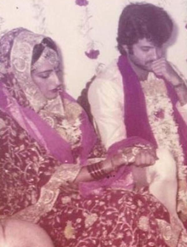 Anil Kapoor And Sunita's Wedding Picture