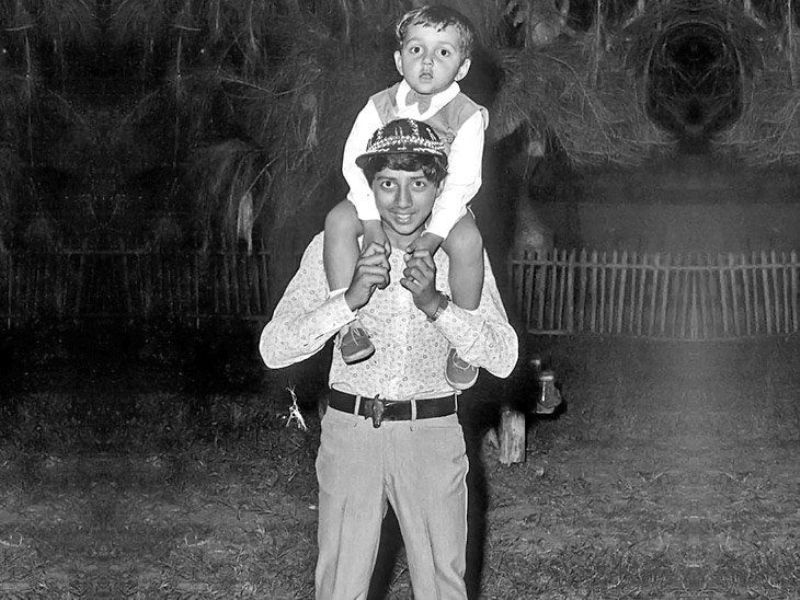 Sunny Deol Playing With His Younger Brother Bobby In Their Childhood