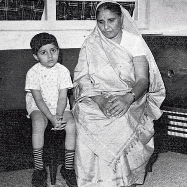 Sunny Deol With His Grandmother