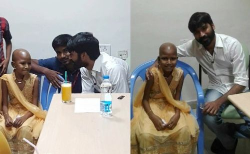 Dhanush celebrated his birthday with his fan
