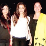 Alia Bhatt With Her Sisters Shaheen and Pooja