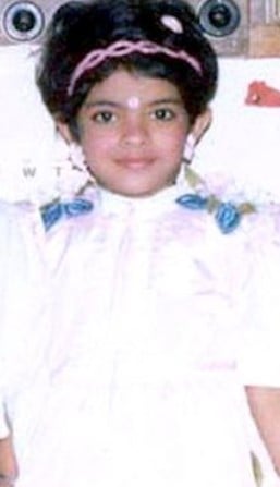 A childhood picture of Priyanka Chopra