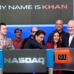 Kajol and Shah Rukh Khan NASDAQ