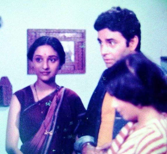 Madhuri Dixit in a TV show in 1984