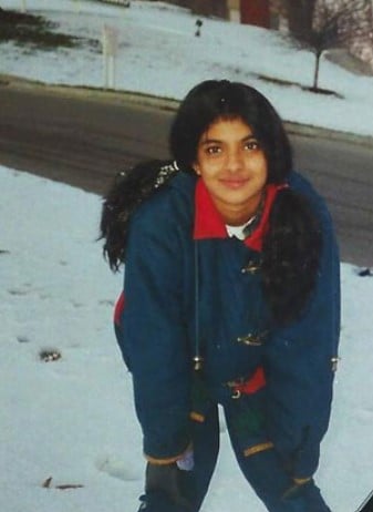 Priyanka Chopra during her studies in the US