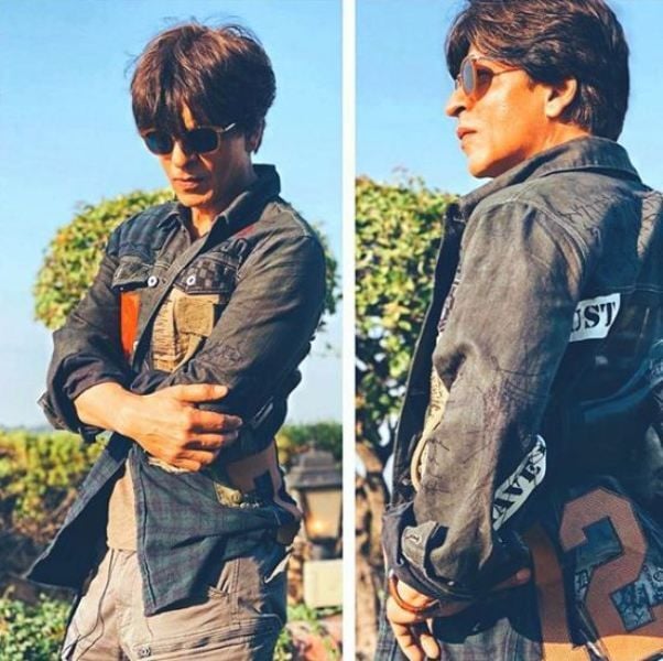 Shah Rukh Khan Wearing 'Styled by GG' Jacket