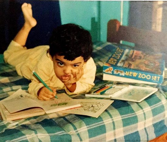 Radhika Apte childhood picture