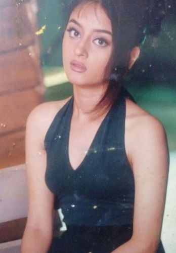 An old picture of Mahhi Vij during her modelling days