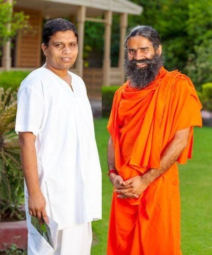 Baba Ramdev and Acharya Balkrishan