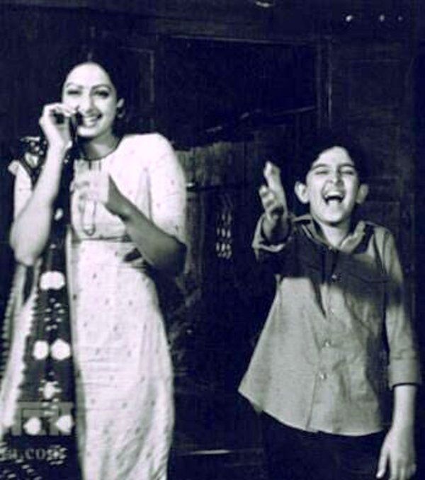 Hritik Roshan With Sridevi in Bhagwaan Dada” (1986)