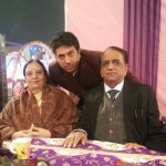 Manish Paul's parents and brother