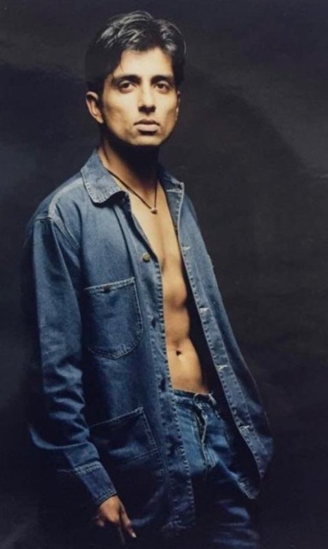 Sonu Sood in a photoshoot in 1997