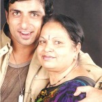 Sonu Sood with his mother