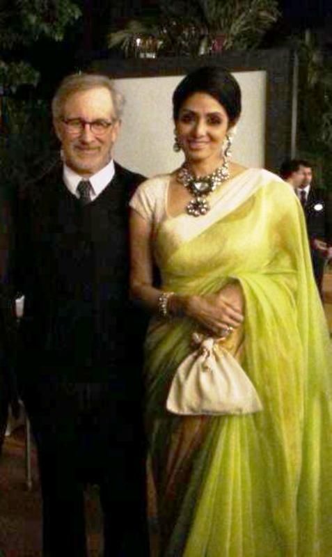Sridevi With Steven Spielberg