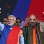 Amit Shah with Narendra Modi