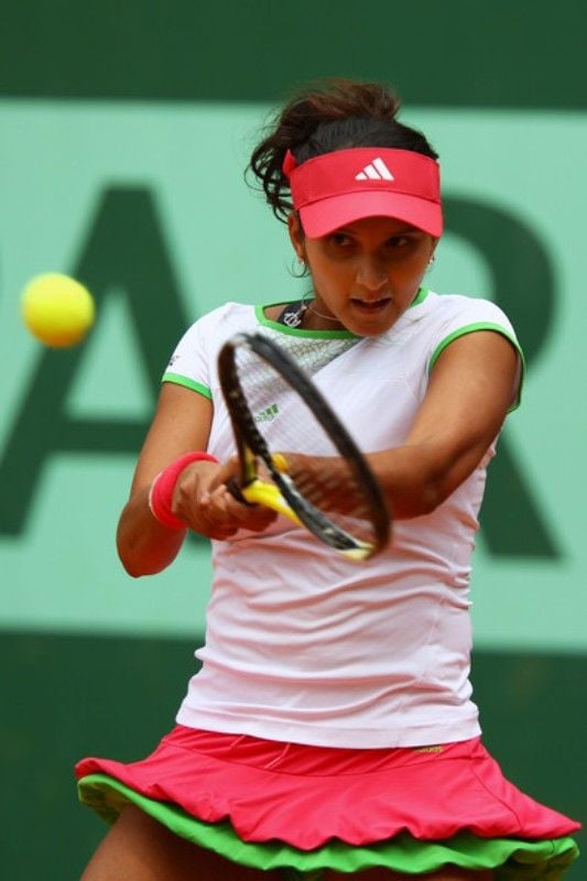 Sania Mirza At The 2011 French Open