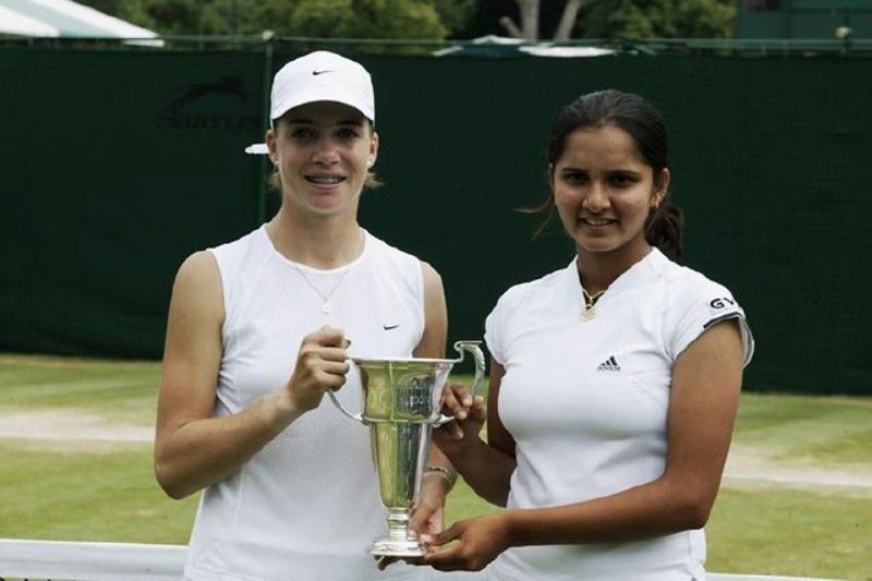 Sania Mirza With Alisa Kleybanova