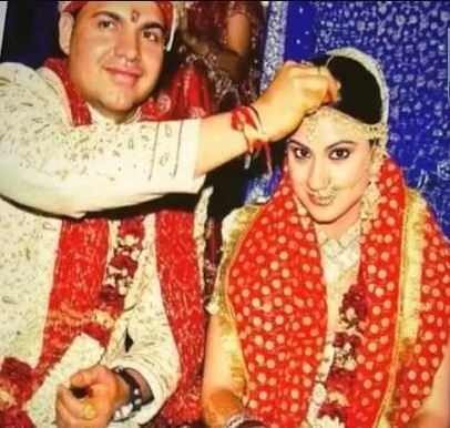 Priya Malik and Bhushan Malik's marriage photo