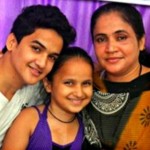 Faisal Khan with his family