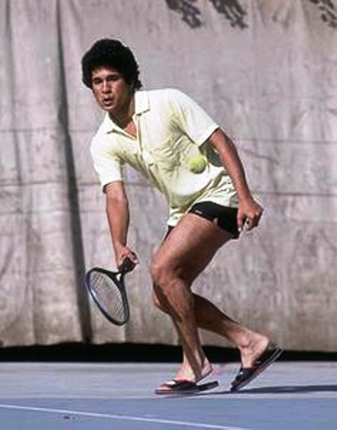 Sachin Playing Lawn Tennis
