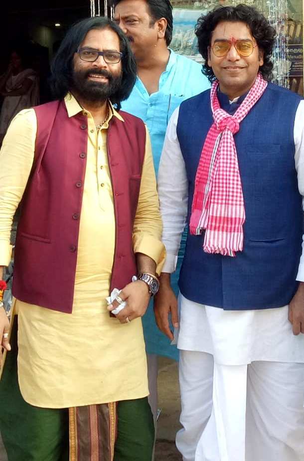 Shrivardhan Trivedi with Ashutosh Rana