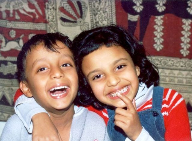 Swara Bhaskar's childhood pic with her brother