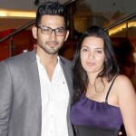 Vivan Bhatena with his wife