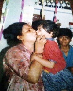 Madhurima Tuli's childhood photo