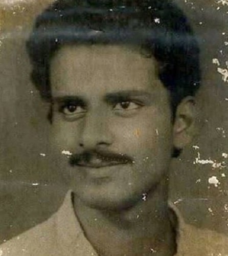 Manoj Bajpayee in his younger days