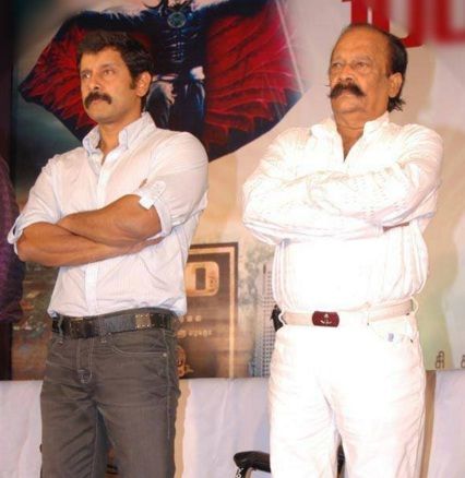 Dhruv Vikram's father and grandfather